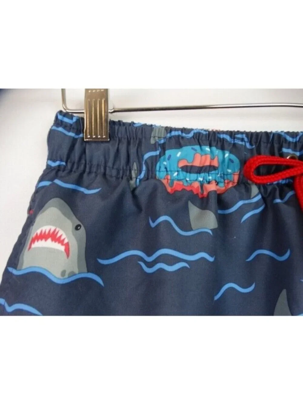 U.S, Surf Club Swim Trunks Men's Size Medium Lined Swimsuit Shorts Donut Sharks